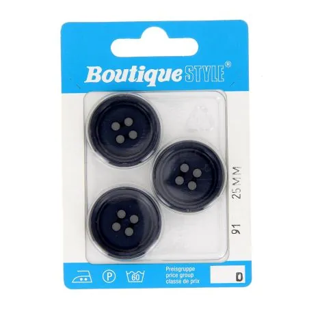 Carte 3 boutons 25 mm code prix D -pos  91