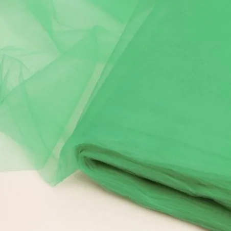 Tissu Tulle uni vert