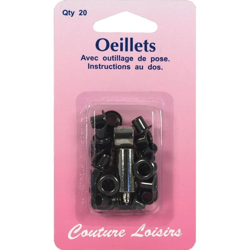 Boutons pressions 15 mm + outillage col. Nickel - Couture loisirs