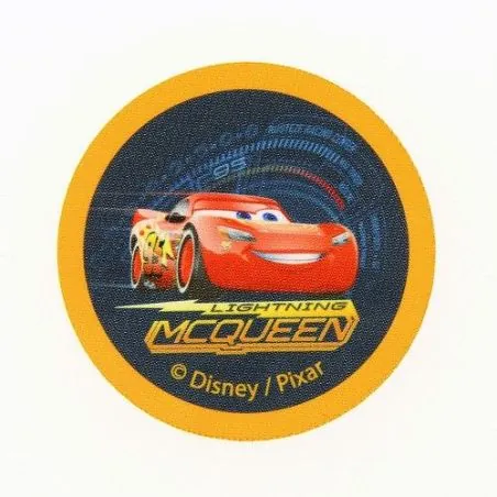 Ecussons rond mc queen Disney Pixar -Cars