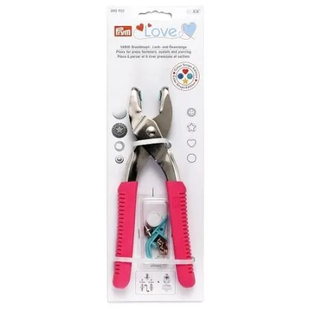 Prym Love Pince Vario fuchsia + outils Color Snaps