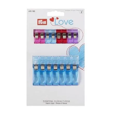 Prym love pinces a tissus 2,6 cm et 5,5 cm