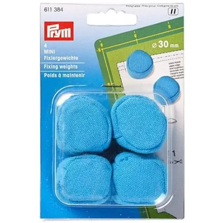 Poids à maintenir 30 mm bleu (lot de 4)