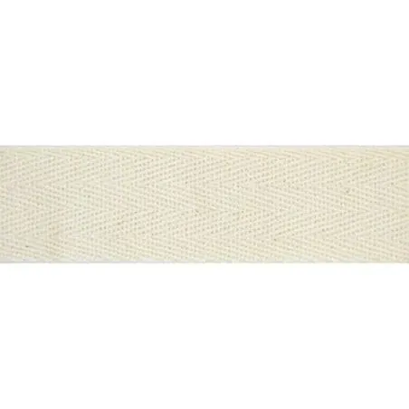 Ruban coton 10 mm blanc