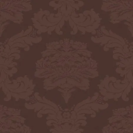 Damasco fabric in chocolate color