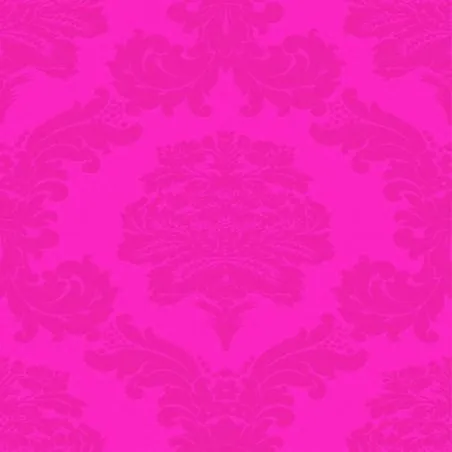 Fuchsia pink Damasco fabric