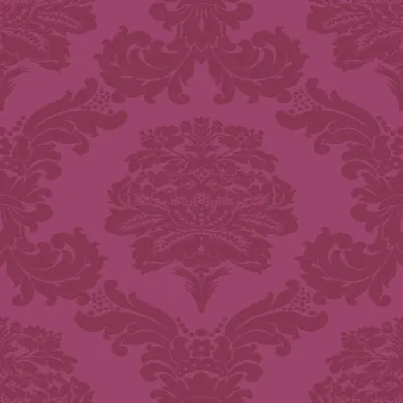 Damasco fabric in raspberry color