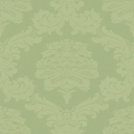 Damasco fabric in lime green