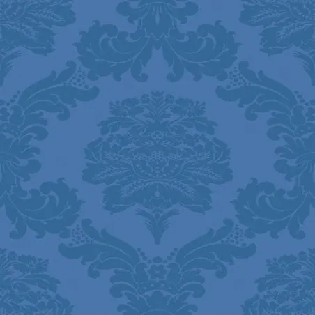 Blue Damasco fabric