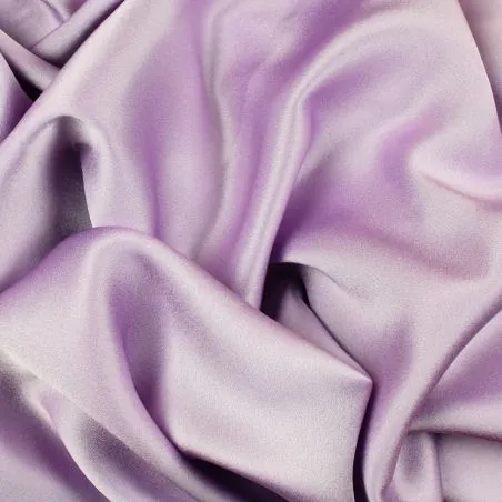 Crepe back-satin fabric in parma color