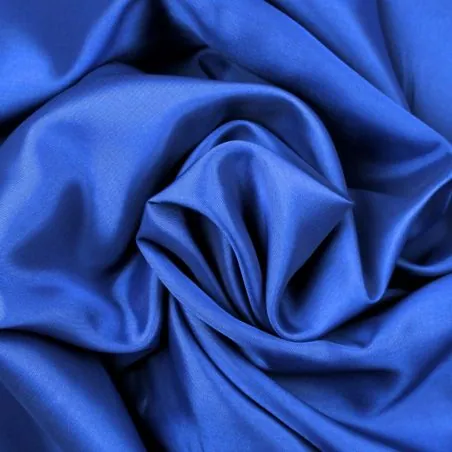 Fabric Plain acetate lining in royal blue