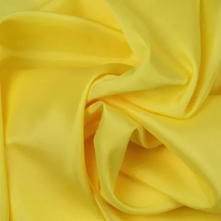 Fabric Plain acetate lining in yellow