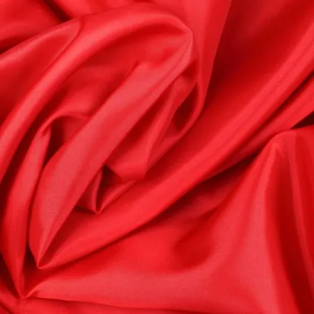 Fabric Plain acetate lining in red