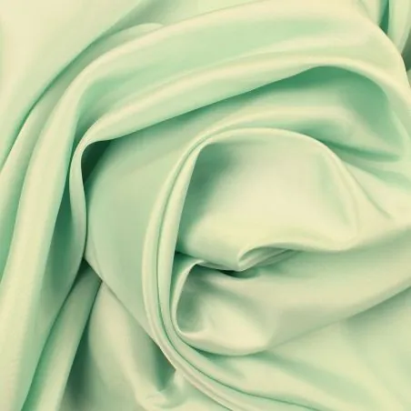 Fabric Plain acetate lining in water green