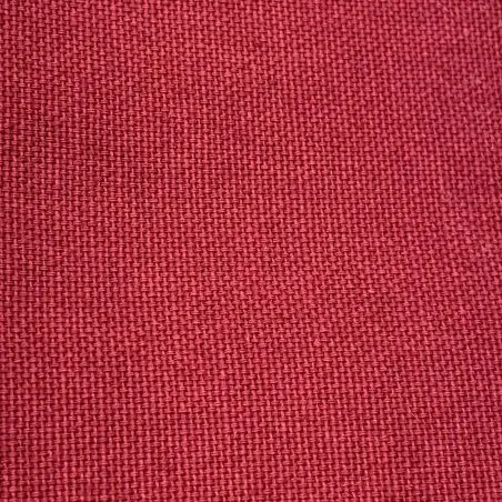 Fabric RICHMOND BOURGOGNE 1/2 PANAMA 100%COTTON UNI