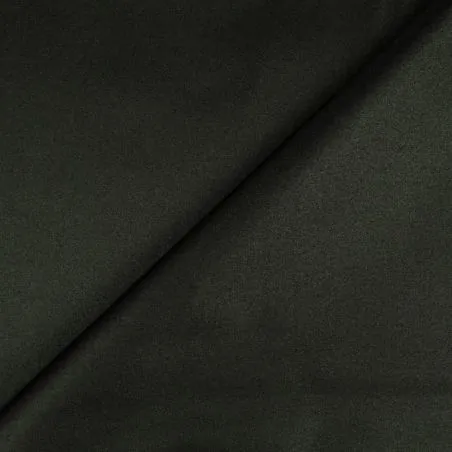 Tissu satin duchesse brillant uni noir