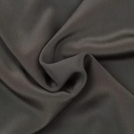 copy of Plain silk crepe fabric in taupe color