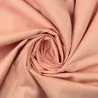 Tissu popeline de coton uni rose
