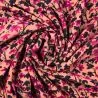 Tissus crêpe imprimé motif fleur