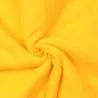 Tissu coton double gaze uni de couleur jaune