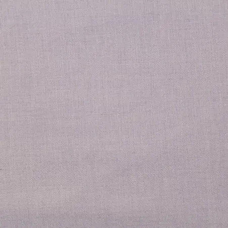 Tissu coton chemise violet gris de lin