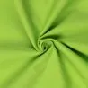 Tissu satin de coton uni couleur vert pomme