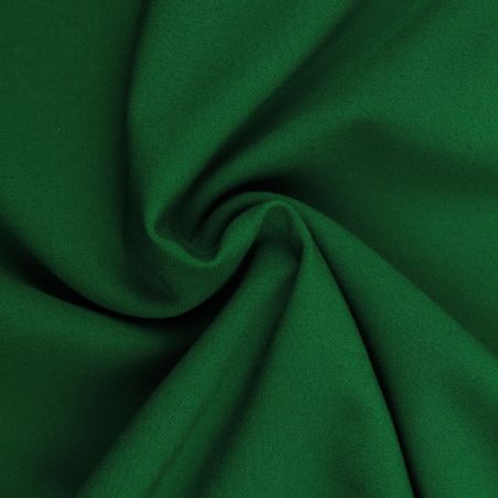 Tissu jersey coton uni de couleur vert