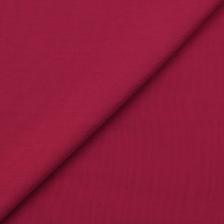 Tissu mousseline uni de couleur fuchsia