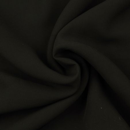 copy of Plain silk crepe fabric in dark gray color