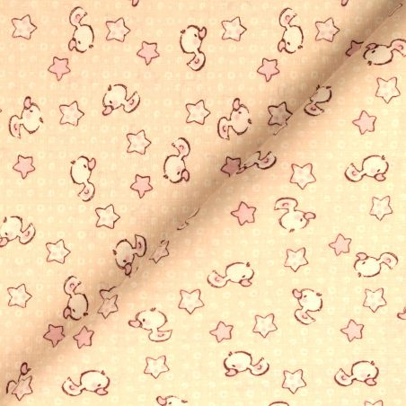 copy of Plain satin cotton, light beige color