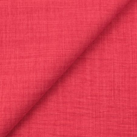 Tissus polyester uni fuschia