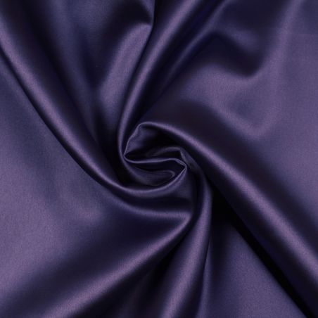 copy of Tissus satin polyester bleu roi - Toucher soie