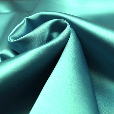 copy of Tissus satin polyester bleu roi - Toucher soie